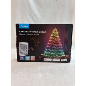 GOVEE Christmas Lights 2, 99FT RGBWIC LED String Lights for Decor NEW Open Box